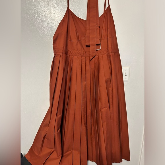 Women's Strappy Pleated Midi Dress - Future Collective with Reese Blutst… - Picture 5 of 6